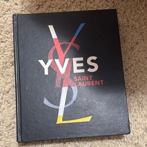 Yves Saint Laurent Multicolor Logo Coffee Table Book